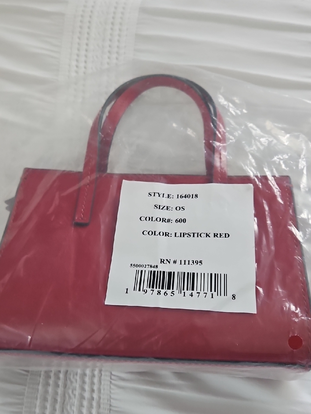 Tory Burch Blake Mini Tote In Lipstick Red